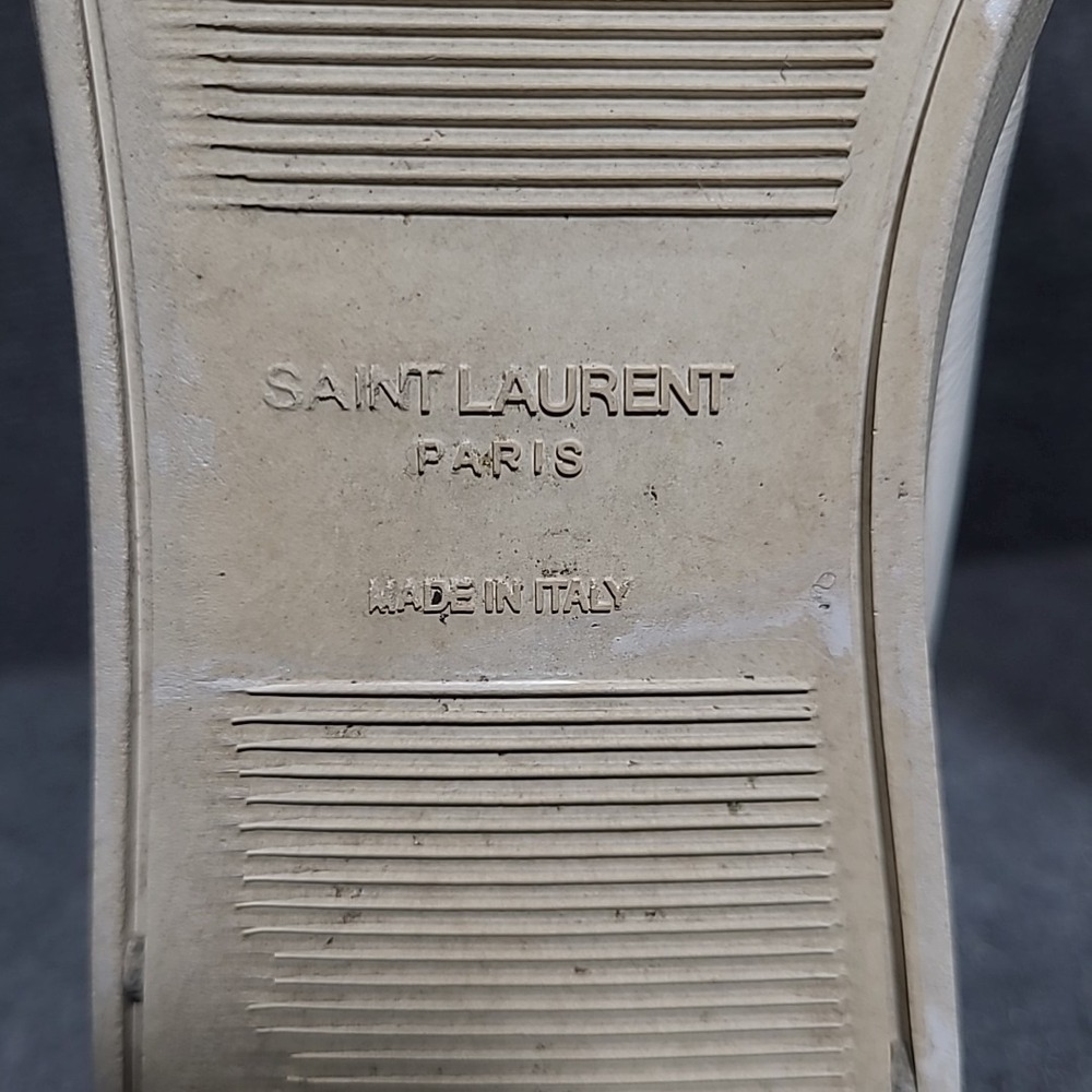 SAINT LAURENT Andy Men's Sneaker White Size EU 43 US 10 MSRP $745 - Picture 12 of 16